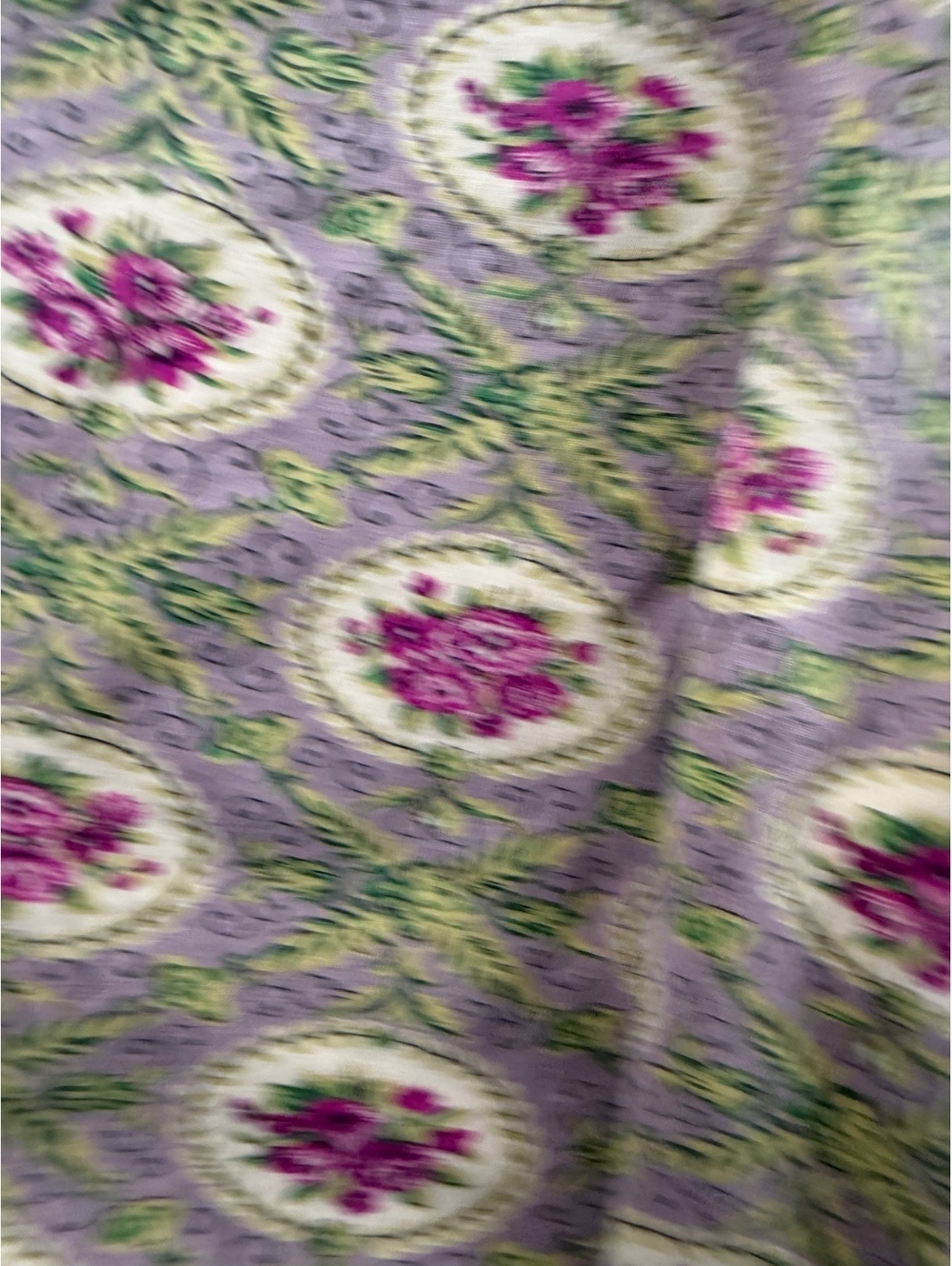 Effie's Heart Romantic Floral Pattern Cotton Blend Dress Size L - Picture 3 of 9